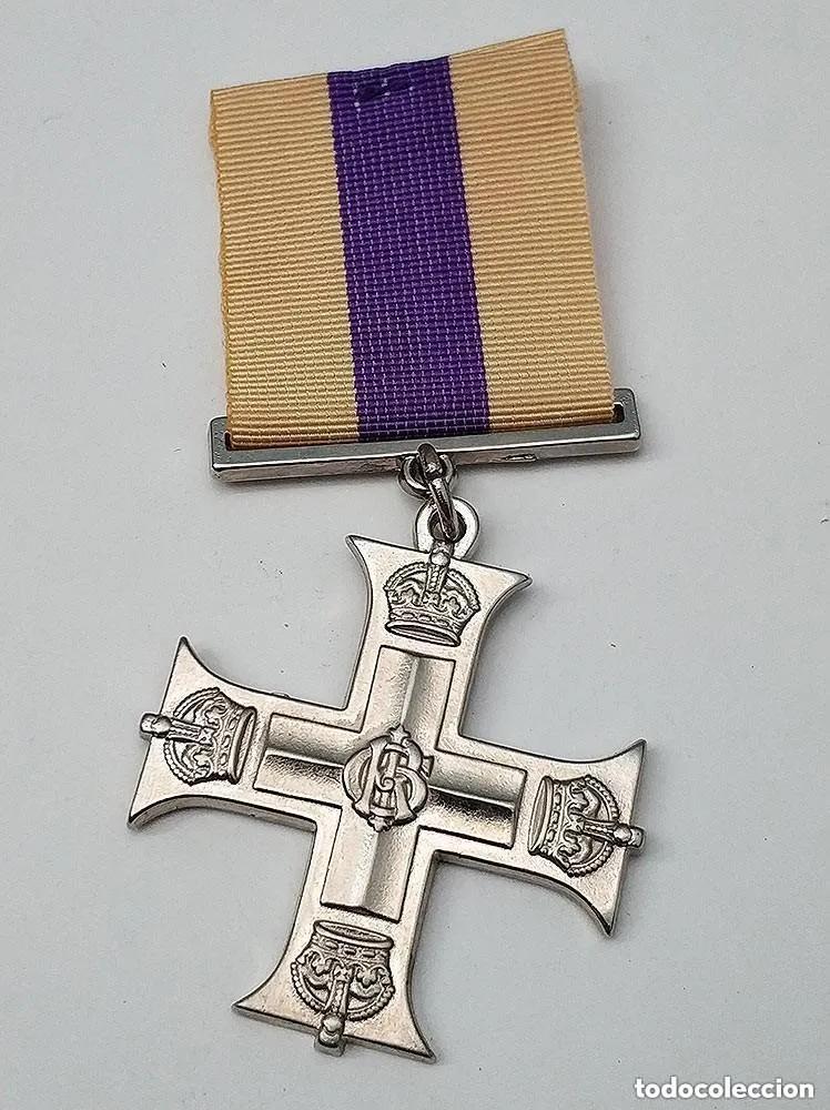 Military Antiques: Medalla al heroismo militar Jorge V 1914 - 1918 Reino Unido Medal Military Cross Inglaterra Replica