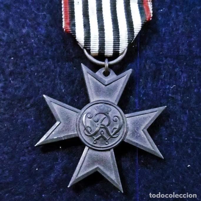 Militaria: CRUZ AL MERITO MILITAR POR AYUDA EN LA GUERRA. PRUSIA 1916-18. I GUERRA MUNDIAL