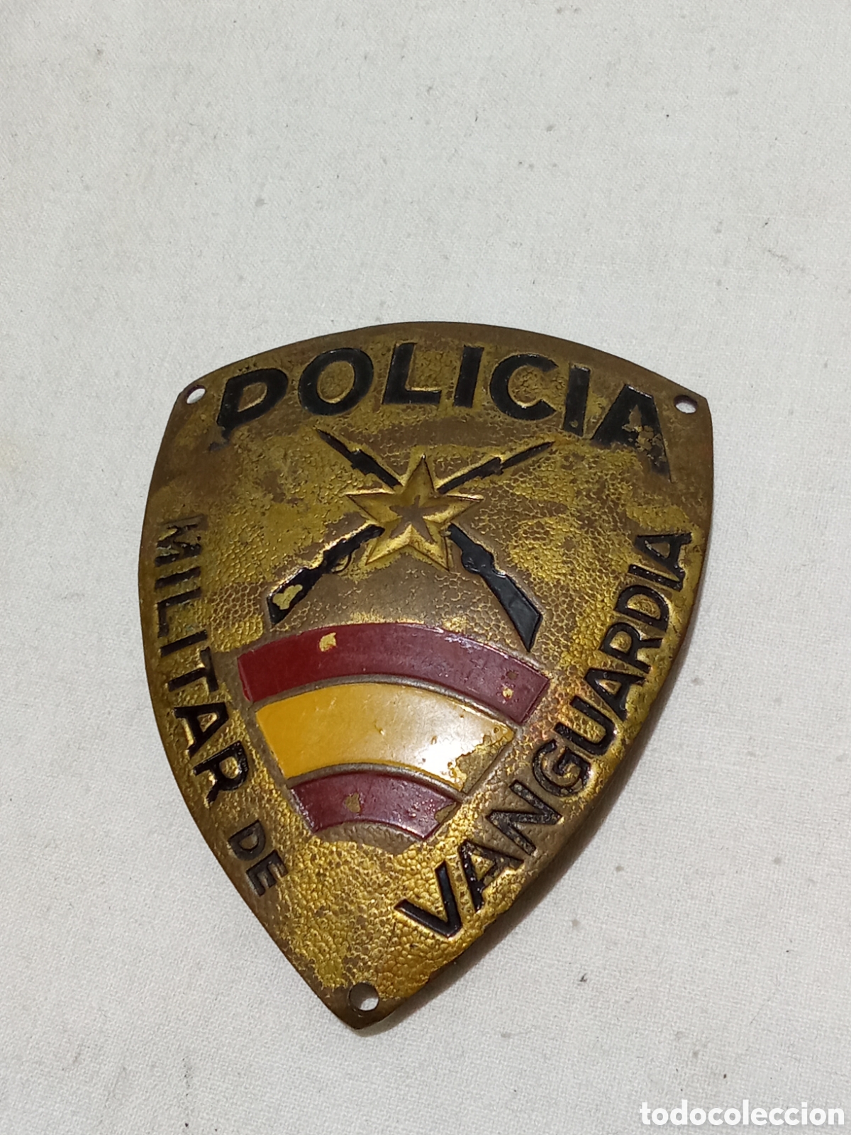 Militaria: RARISIMA INSIGNIA/ BROCHE POLICIA MILITAR DE VANGUARDIA