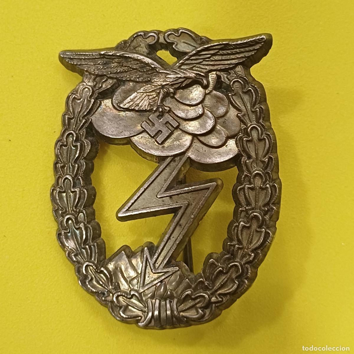 Militaria: INSIGNIA DE ASALTO TERRESTRE LUFTWAFFE/EN METAL.