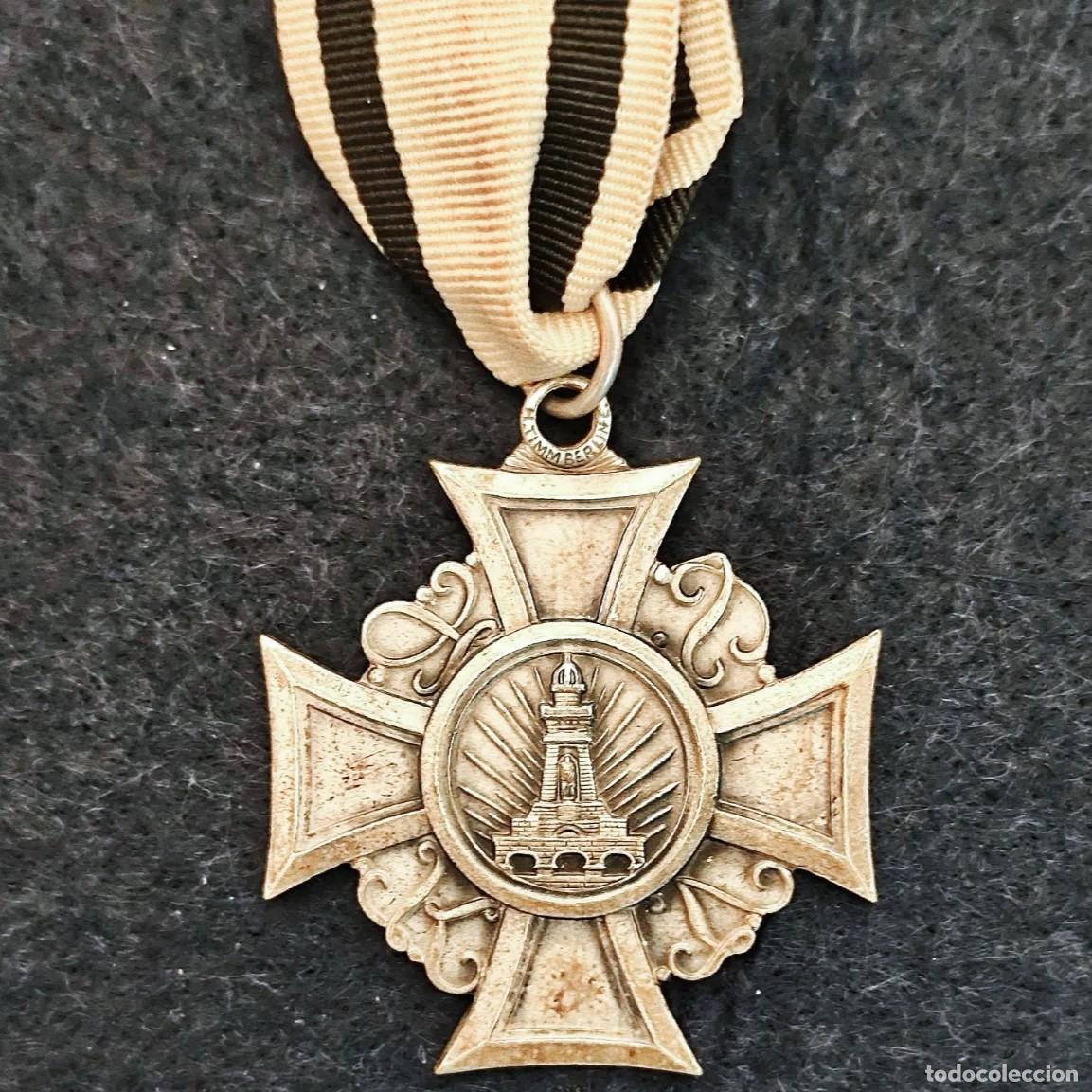 Militaria: MEDALLA CRUZ AL MERITO KYFFAUSER PARA EXCOMBATIENTES 1914-18. PRUSIA. VERSION PLATA. A&Ntilde;O 1922