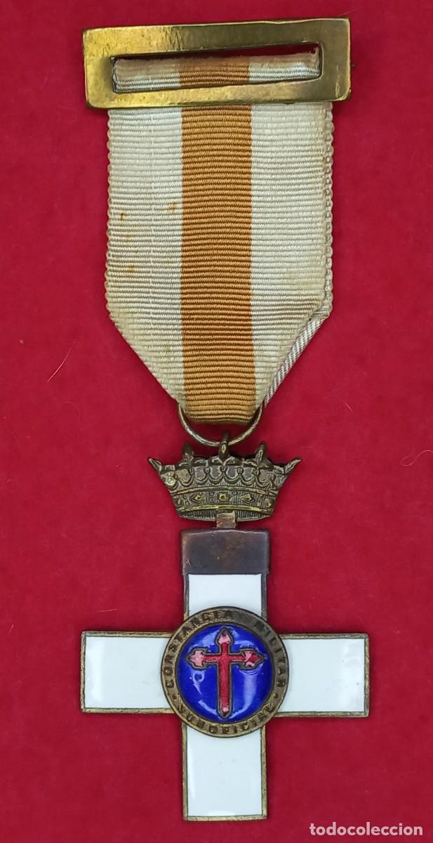 Militaria: ANTIGUA CONDECORACION , MEDALLA , CRUZ A LA CONSTANCIA MILITAR , PARA SUBOFICIALES