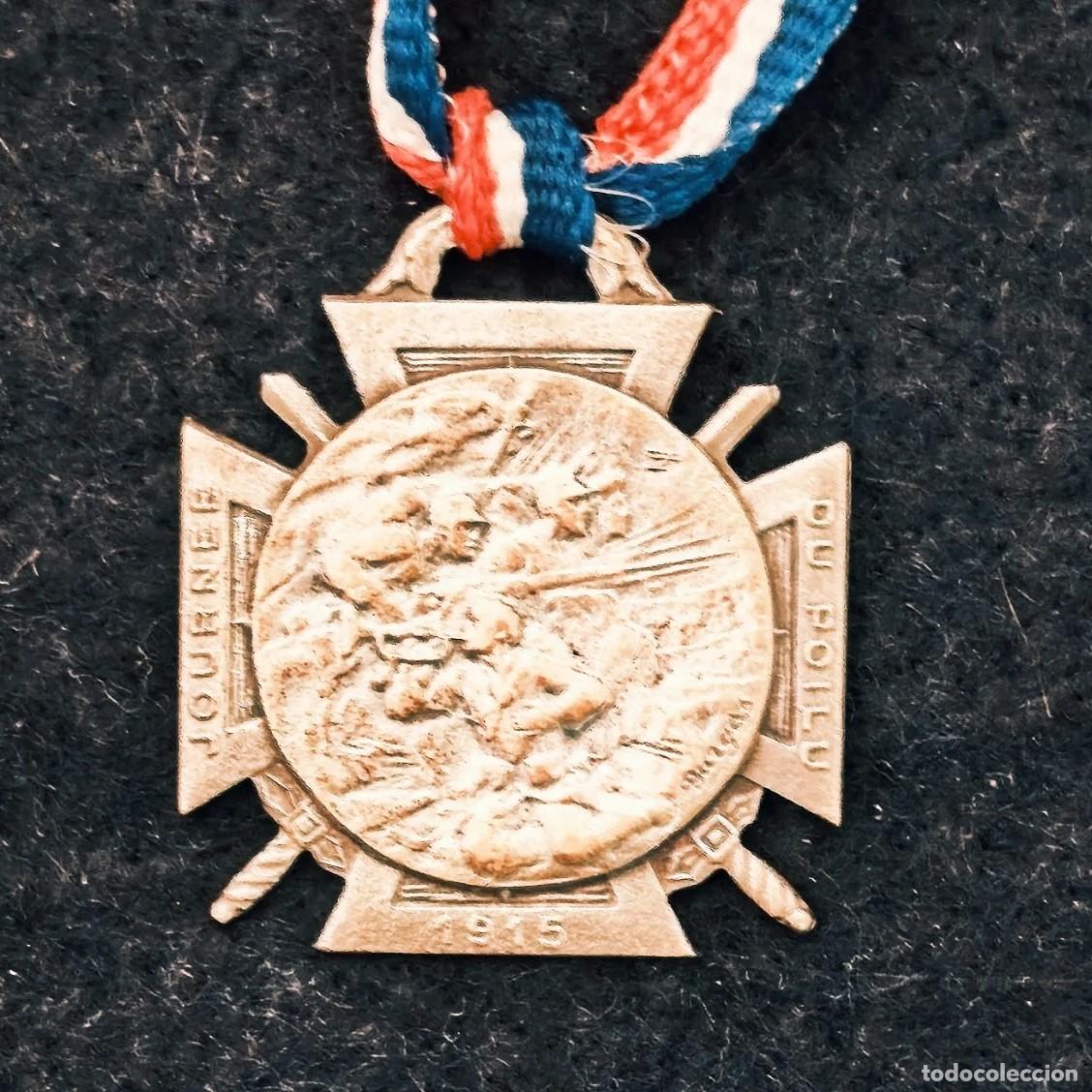 Militaria: MEDALLA MILITAR JOURN&Eacute;E DU POILU. 25-26 DICIEMBRE 1915 . FRANCIA. I GUERRA. VERSION PLATA
