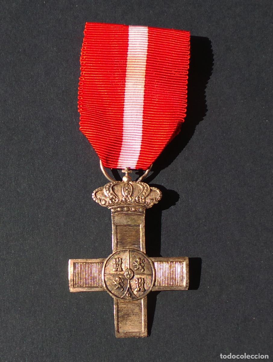 Militaria: CRUZ AL M&Eacute;RITO MILITAR ALFONSO XIII. DISTINTIVO ROJO (TROPA). CAMPA&Ntilde;A DE &Aacute;FRICA.