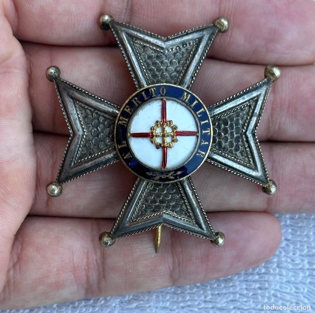 Militaria: PLACA ORDEN DE SAN FERNANDO DE 1&ordf; CLASE 1856 - 1920 - 5,2 cm