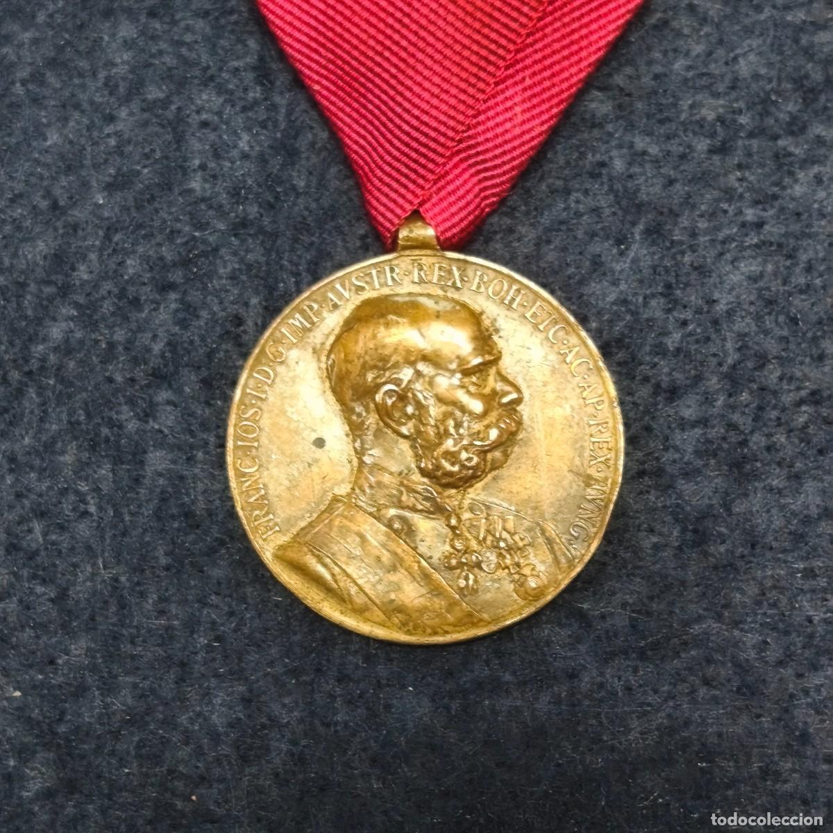 Militaria: MEDALLA SIGNUM MEMORIAE.50 A&Ntilde;OS DE REINADO DEL EMPERADOR FRANCISCO JOSE I. AUSTRO-HUNGRIA. A&Ntilde;O 1898