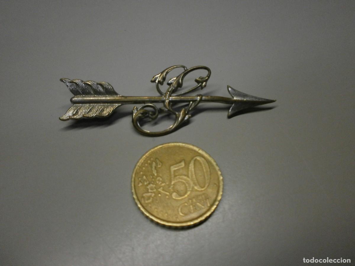 Military Antiques: rara antigua insignia de la guardia civil flecha