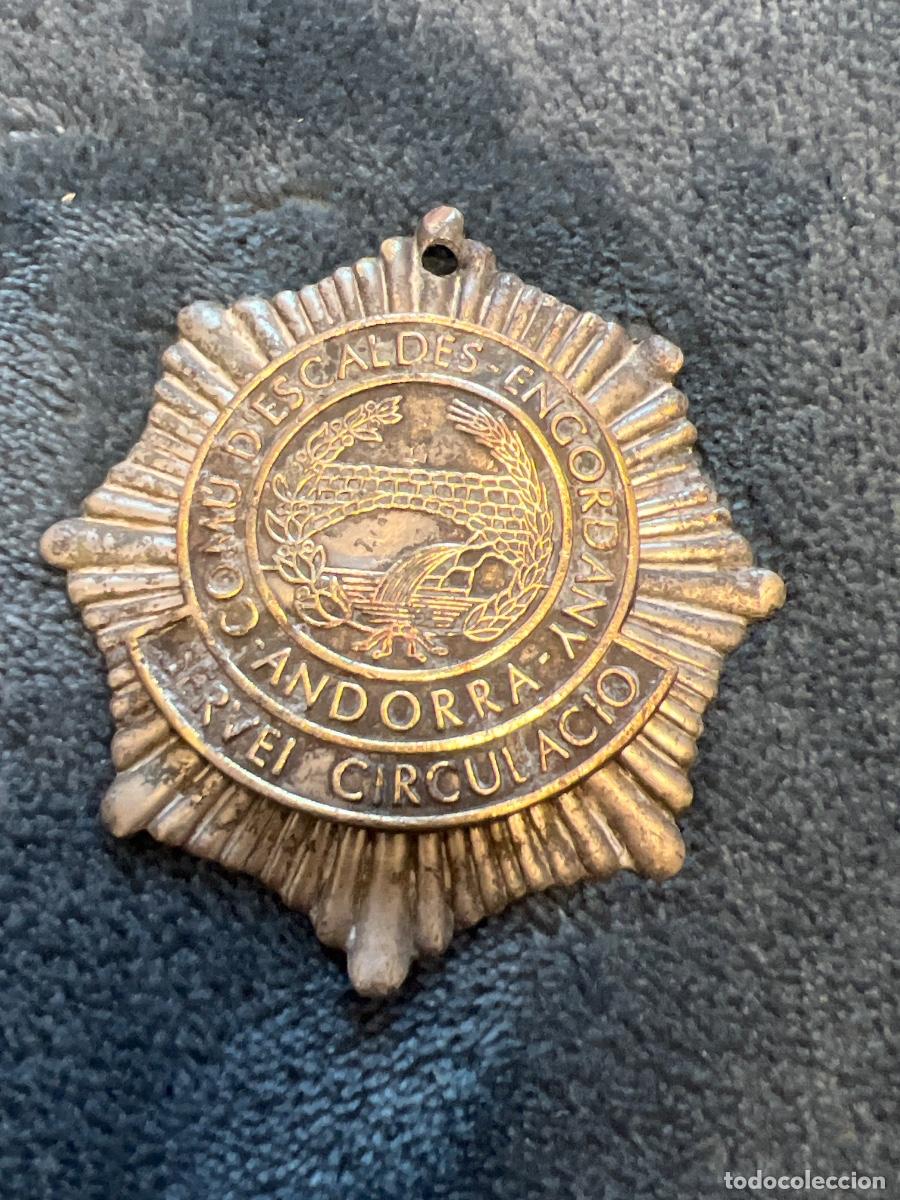 Militaria: Placa Servicio Circulacio ANDORRA