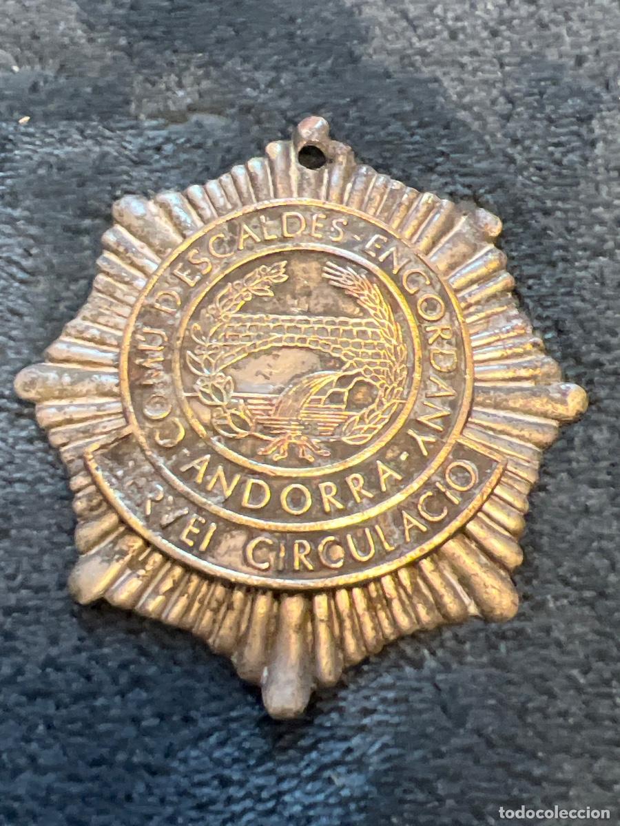 Militaria: Placa Servicio Circulacio ANDORRA - Foto 2