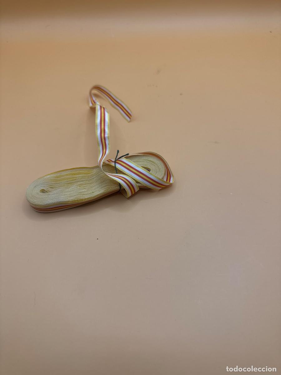 Militaria: Cinta miniatura Medalla Militar Individual espa&ntilde;ola