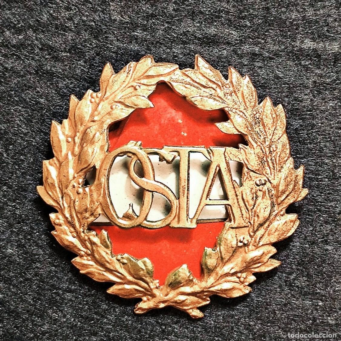 Militaria: PLACA MILITAR AUSTRIACA DE DE DEPORTES Y GIMNASIA(OSTA).PREMIO DEPORTIVO.MED. 50 MM. BRONCE-ESMALTE