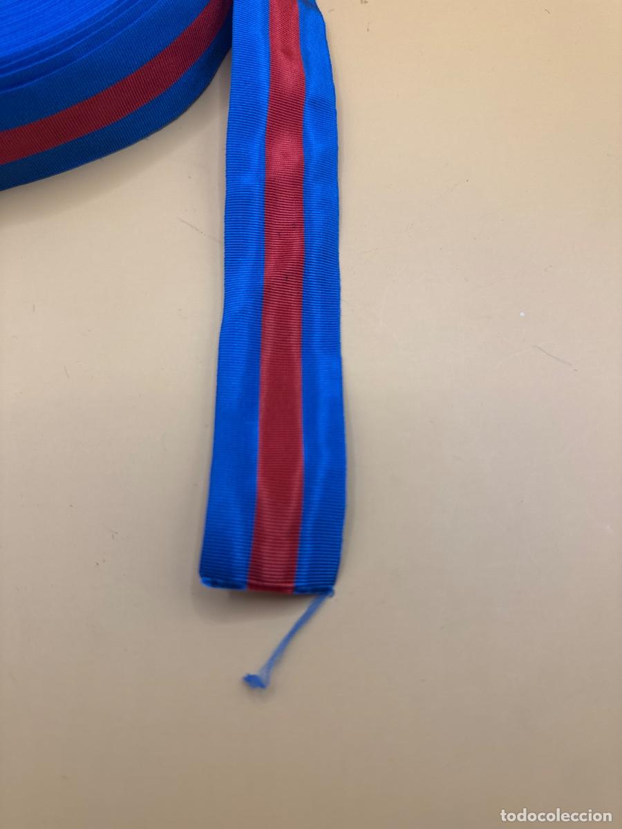 Militaria: Cinta para medalla distinci&oacute;n de benem&eacute;rito a la patria/palatina de regencia Mar&iacute;a cristina