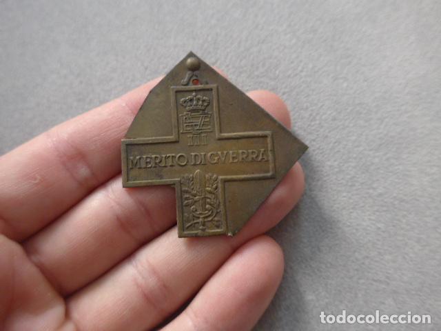 Militaria: Antigua medalla italiana de guerra civil de fabricacion espa&ntilde;ola, original, merito de guerra, Italia