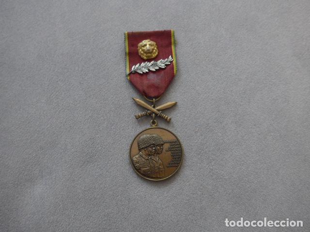 Militaria: Antigua medalla del Zaire o Congo de la Operacion Shaba de 1977, original.