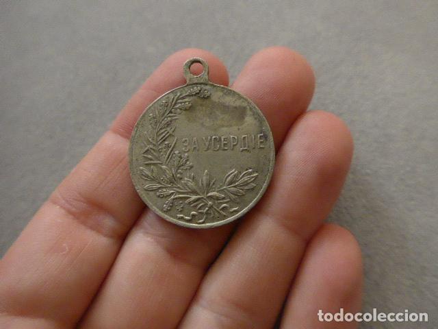 Militaria: Antigua medalla rusa zarista al merito militar, original de I Guerra Mundial. Rusia.