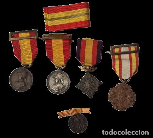 Militaria: Gran Lote medallas de independencia