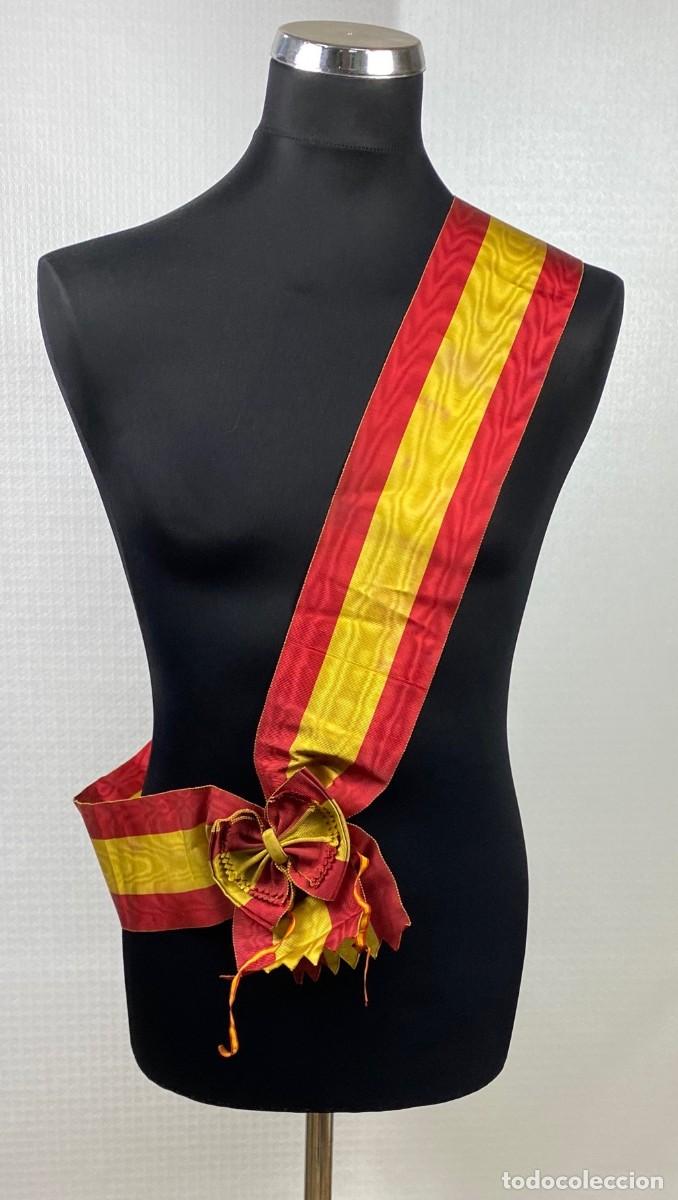 Militaria: Banda de condecoraci&oacute;n Espa&ntilde;ola Siglo XIX o inicios del XX