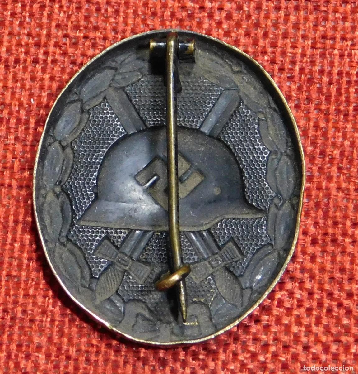 Militaria: Insignia de Herido - Verwundetenabzeichen - III Reich - Desnacificada Categoria Negro