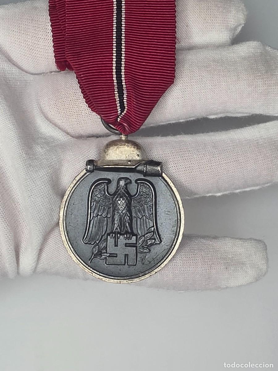 Militaria: Ostmedaille 1941/42 &ndash; Medalla Frente Oriental Winterschlacht im Osten con Cinta IIWW