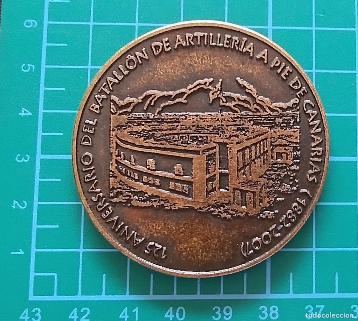 Militaria: MEDALLA 125 ANIVERSARIO BATALLON ARTILLERIA CANARIAS 1882 2007 SANTA CRUZ TENERIFE