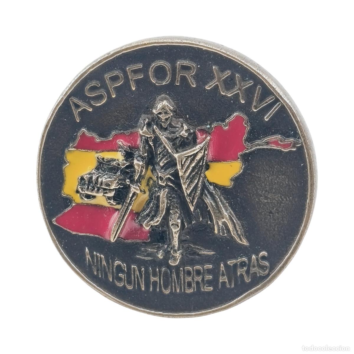 Militaria: MONEDA DE DESAF&Iacute;O / CHALLENGE COIN - ASPFOR XXVI - AFGANIST&Aacute;N 2010 (TF 8&ordf; PARA / BRIPAC) - LEMA &rdquo;NIN
