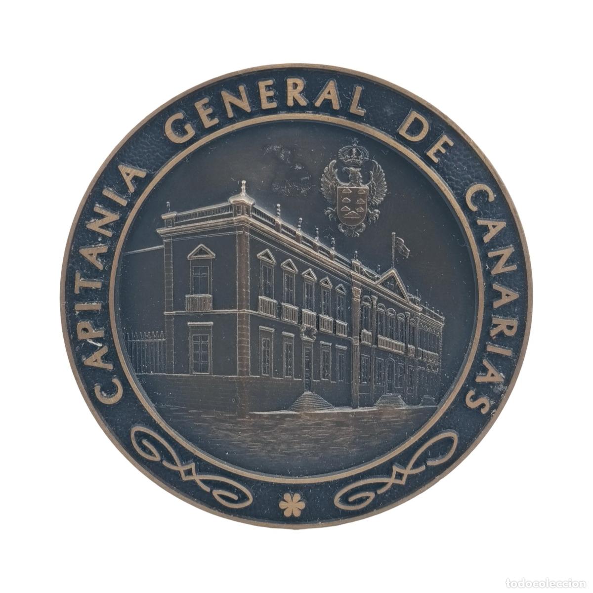 Militaria: MEDALLA INSTITUCIONAL GRAN FORMATO BRONCE - CAPITAN&Iacute;A GENERAL DE CANARIAS (PALACIO DE CAPITAN&Iacute;A) - E