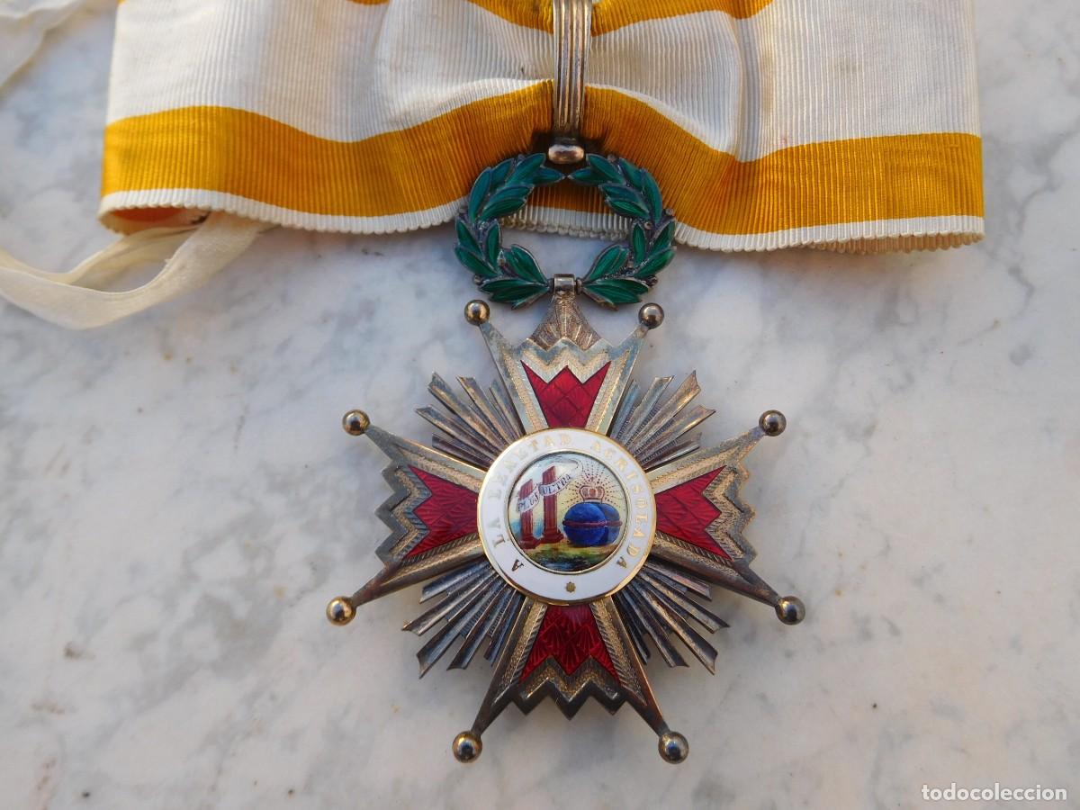 Militaria: Encomienda de la orden de Isabel la Cat&oacute;lica &eacute;poca Alfonso XIII