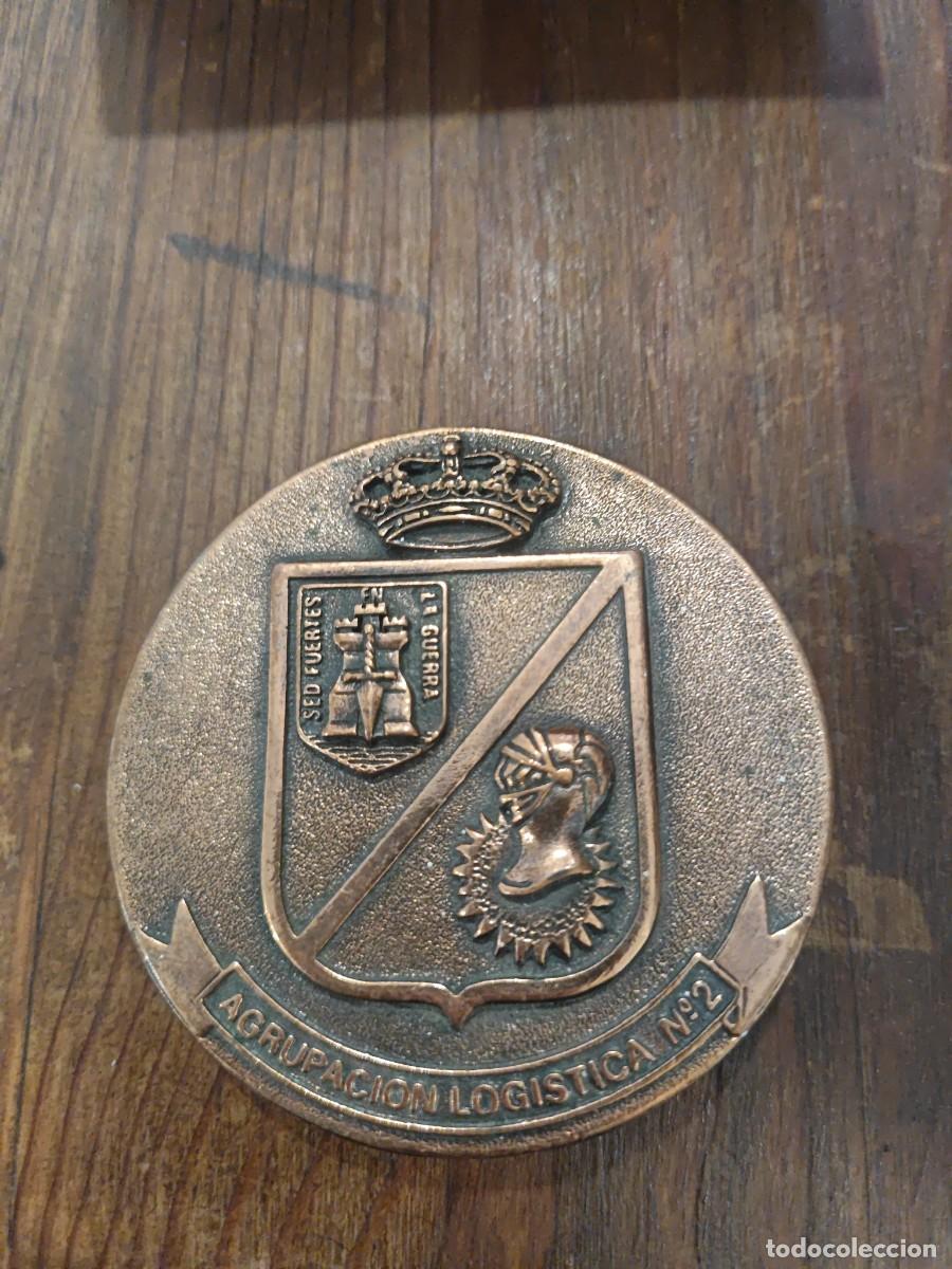 Military Antiques: Medalla Agrupaci&oacute;n Log&iacute;stica n&ordm; 2 &ndash; Ej&eacute;rcito de Tierra &ndash; Bronce &ndash; R&eacute;plica