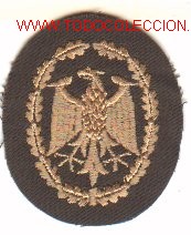 Military Antiques: Parche bordado del Ej&eacute;rcito Alem&aacute;n. Categoria bronce..