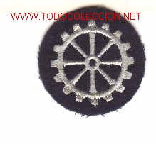 Military Antiques: Parche bordado del Ej&eacute;rcito Alem&aacute;n. Mec&aacute;nico.