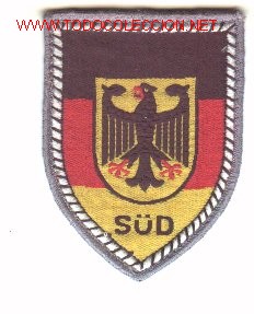 Militaria: Parche bordado del Ej&eacute;rcito Alem&aacute;n,  Kommando SUD. - Foto 1