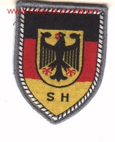 Militaria: Parche bordado del Ej&eacute;rcito Alem&aacute;n,  Kommando SH. - Foto 1