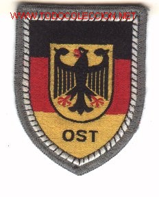 Militaria: Parche bordado del Ej&eacute;rcito Alem&aacute;n,  Kommando OST. - Foto 1