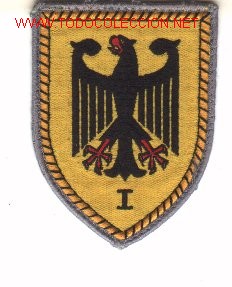 Militaria: Parche bordado del Ej&eacute;rcito Alem&aacute;n, I Korps. - Foto 1