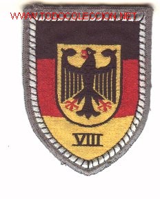 Military Antiques: Parche bordado del Ej&eacute;rcito Alem&aacute;n,  Wehrbereichs-kommando VIII.