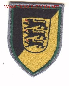 Militaria: Parche bordado del Ej&eacute;rcito Alem&aacute;n,  Heimatschutz-brigade .
