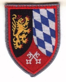 Military Antiques: Parche bordado Ej&eacute;rcito Alem&aacute;n. Panzergrenadier-division n&ordm; 4, rojo.