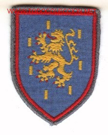 Military Antiques: Parche bordado Ej&eacute;rcito Alem&aacute;n. Pancerdivision n&ordm; 5, rojo.