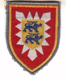 Military Antiques: Parche bordado Ej&eacute;rcito Alem&aacute;n. Panzergrenadier-division n&ordm; 6, amarillo.