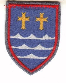Military Antiques: Parche bordado Ej&eacute;rcito Alem&aacute;n. Panzergrenadier-division n&ordm; 11, rojo.