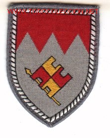 Military Antiques: Parche bordado Ej&eacute;rcito Alem&aacute;n. Panzer-division n&ordm; 12, rayas.