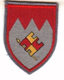 Military Antiques: Parche bordado Ej&eacute;rcito Alem&aacute;n. Panzer-division n&ordm; 12, rojo.