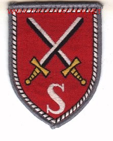 Military Antiques: Parche bordado Ej&eacute;rcito Alem&aacute;n. Schulen des Heeres, rayas.