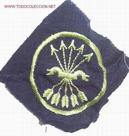 Militaria: Parche flechas verdes - Foto 1