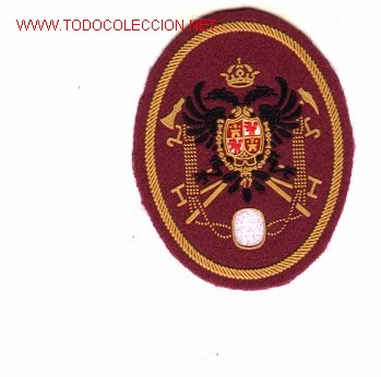 Militaria: Parche de bomberos .