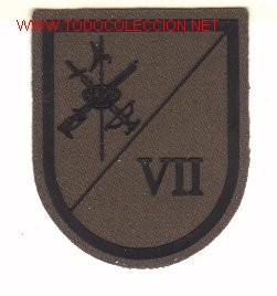 Militaria: Parche del Ej&eacute;rcito Espa&ntilde;ol. Legi&oacute;n VII. - Foto 1