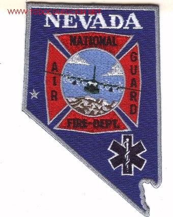 Militaria: Parche bomberos U.S.A., NEVADA .