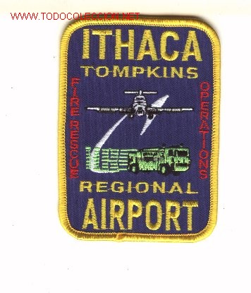 Military Antiques: Parche bomberos U.S.A., ITHACA.