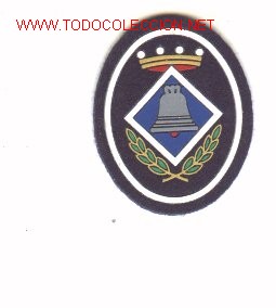 Militaria: Parche de policia local. - Foto 1