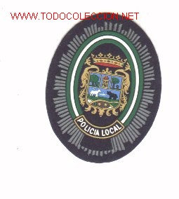 Militaria: Parche de policia local. - Foto 1